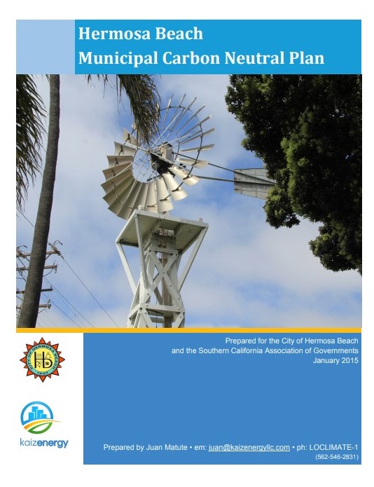 Hermosa Beach Municipal Carbon Neutral Plan - 2016