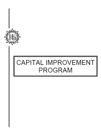 Capital Improvement Program cover