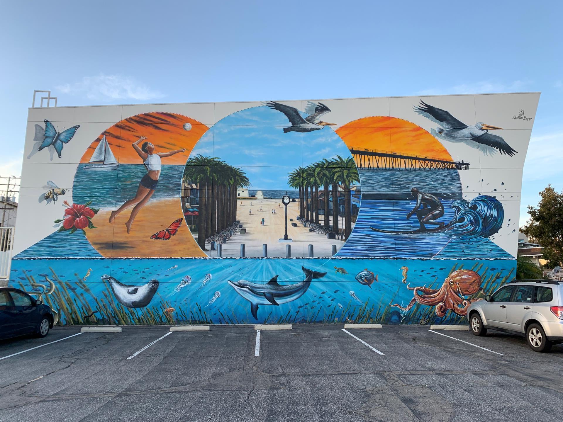 Hermosa Surf Mural