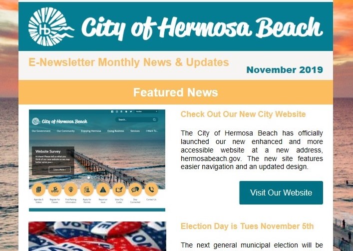 E-Newsletter - November 2019 thumbnail