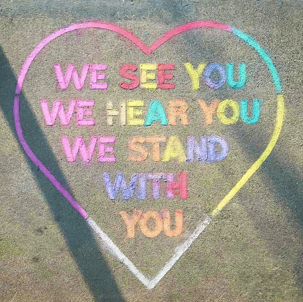 We see you. We hear you. We stand with you