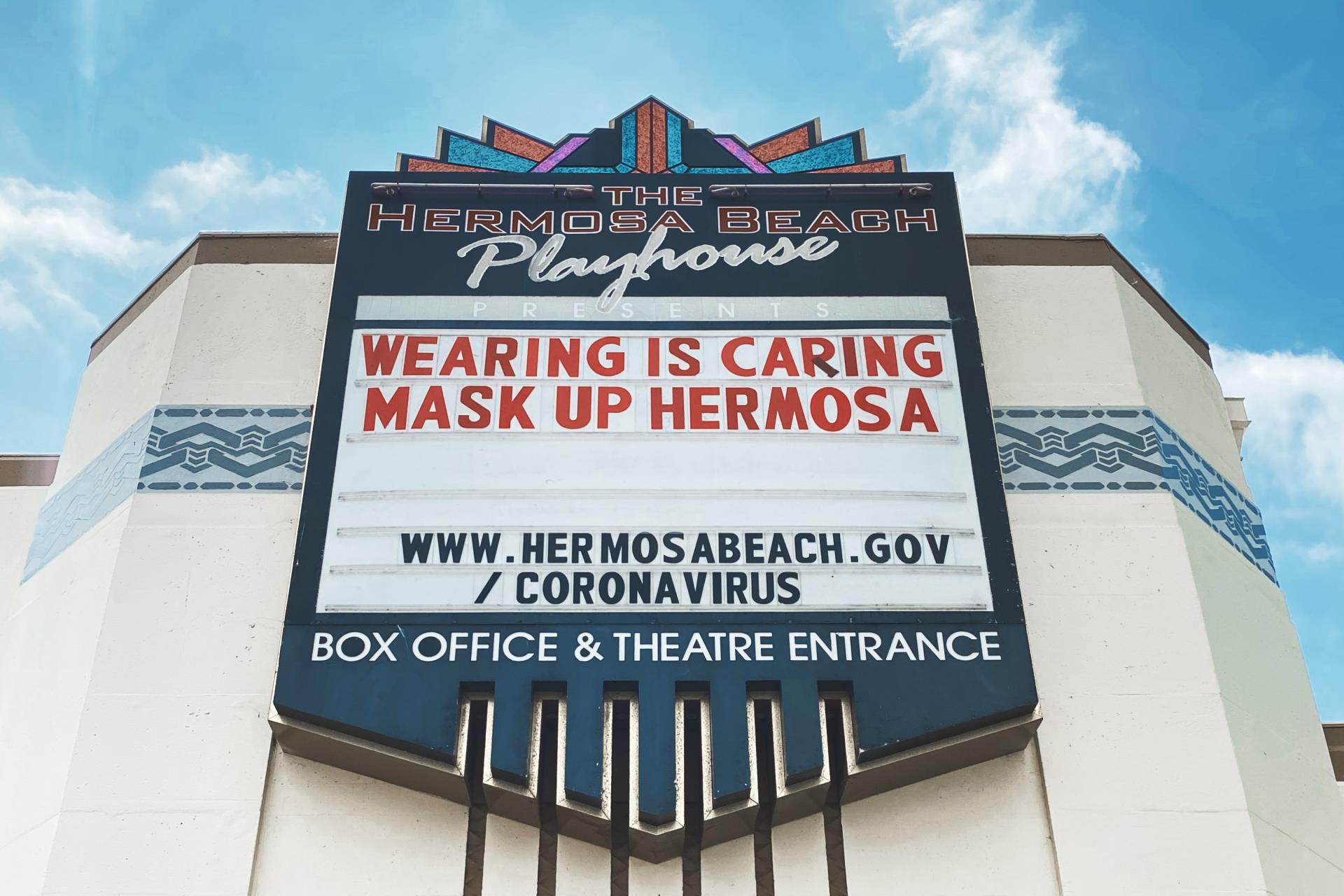 Wearing is caring marquee