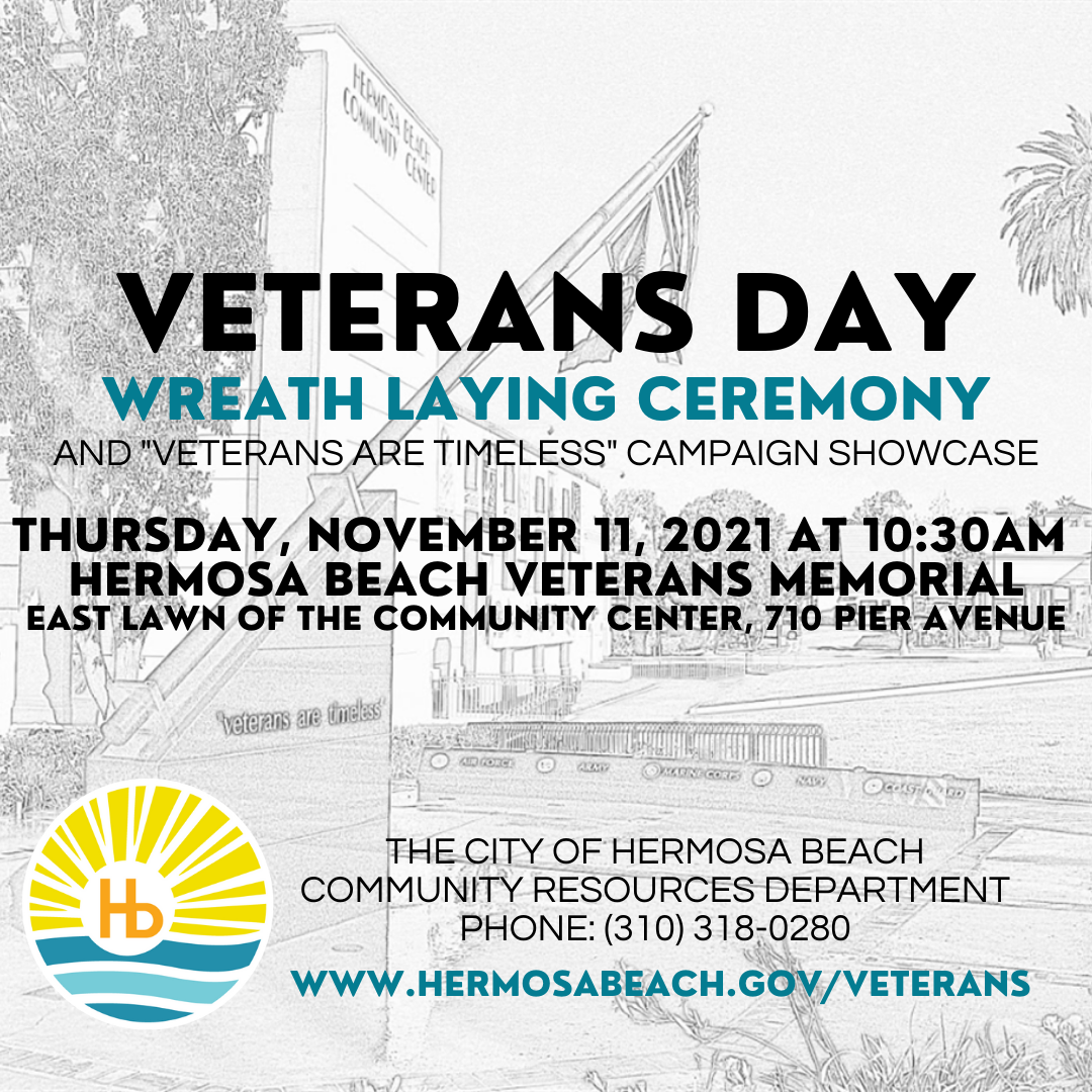 2021 Veterans Day Wreath Laying Ceremony Flyer