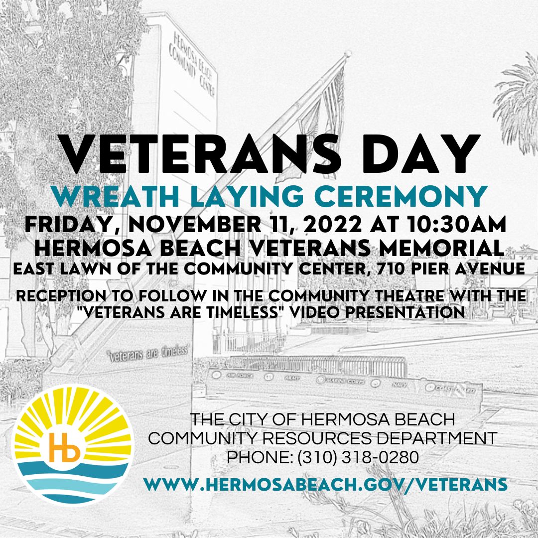 2022 Veterans Day Wreath Laying Ceremony Flyer